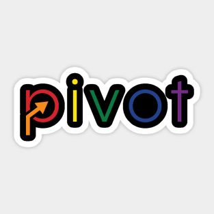 Pivot pride Sticker